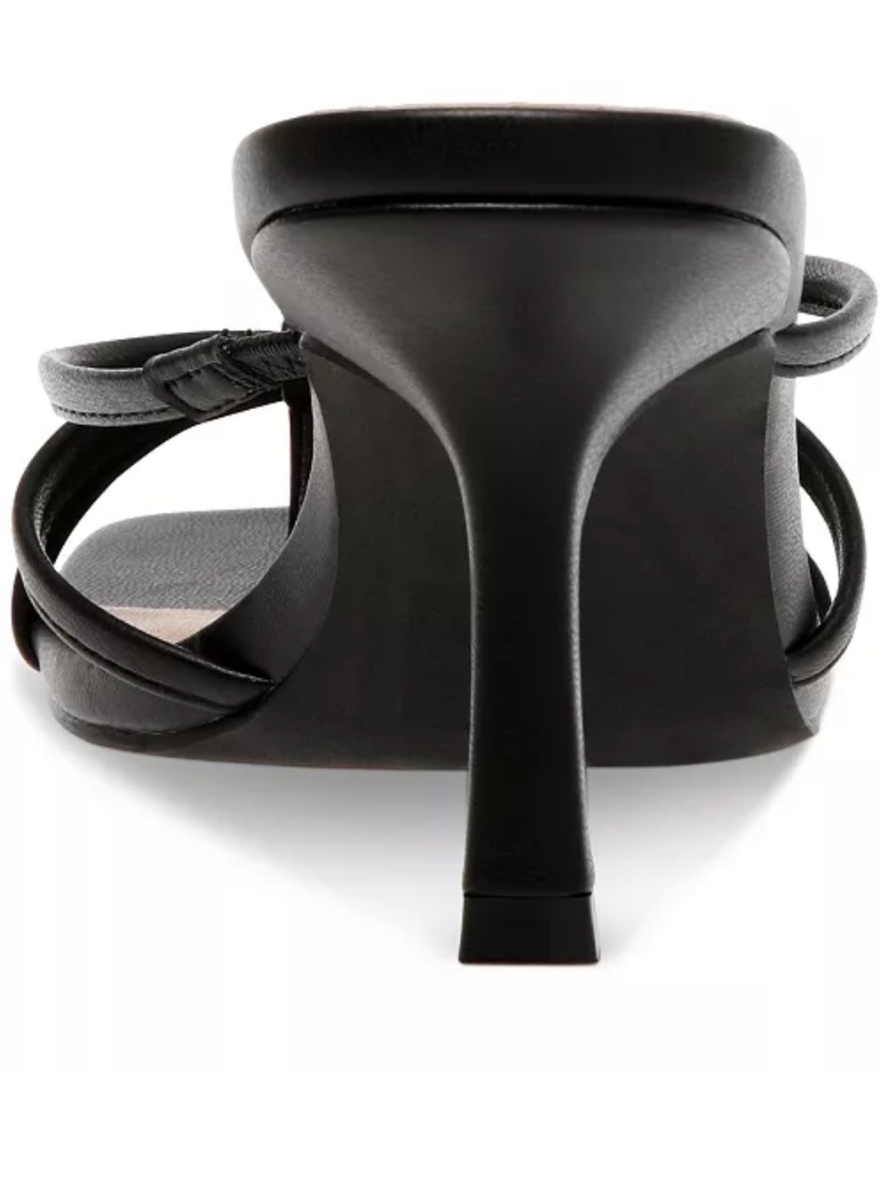 DV Dolce Vita Black Women's Zini Strappy Stiletto Heel Dress Sandals - Picture 2 of 8